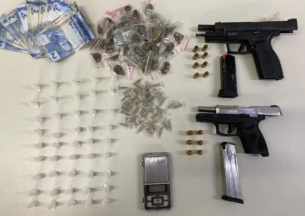 BPATAMO apreende armas e drogas após confronto em bairro de Salvador