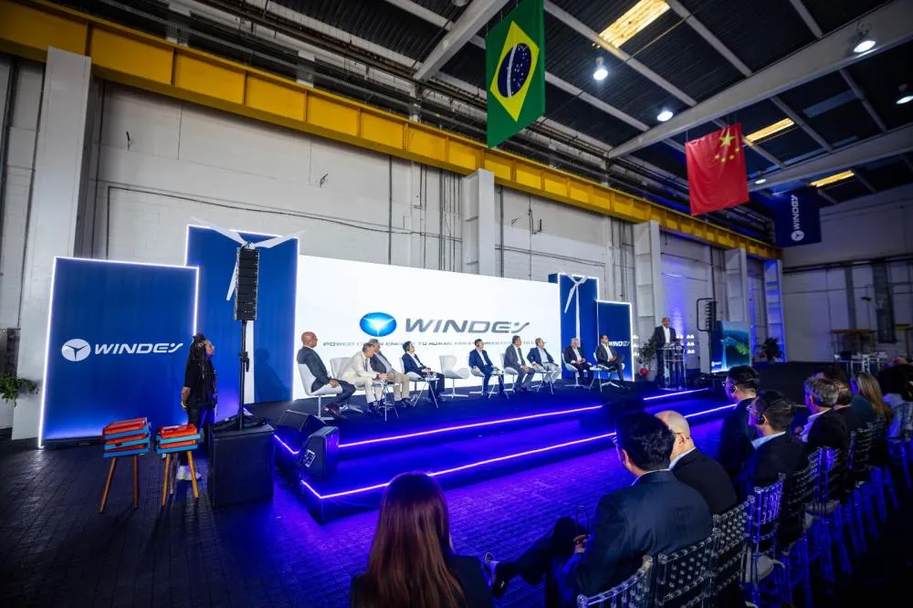 Windey Energy lança pedra fundamental da primeira fábrica brasileira em Camaçari