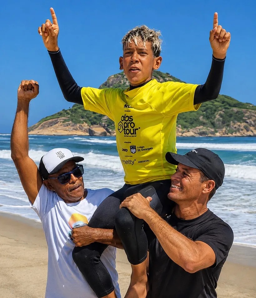 Baiano Davi Lucca conquista título latino-americano de surfe e representará o Brasil em Portugal