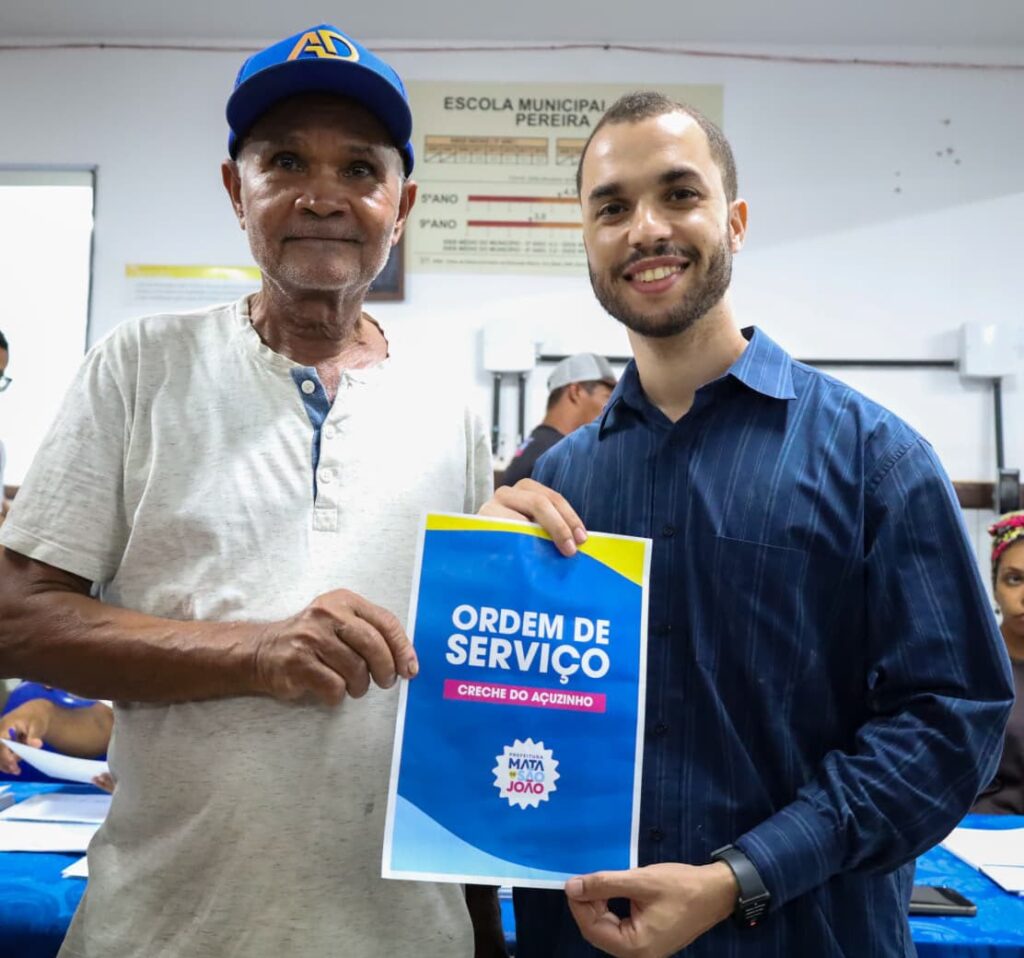 Prefeitura assina ordem de serviço para construção da 13ª creche municipal